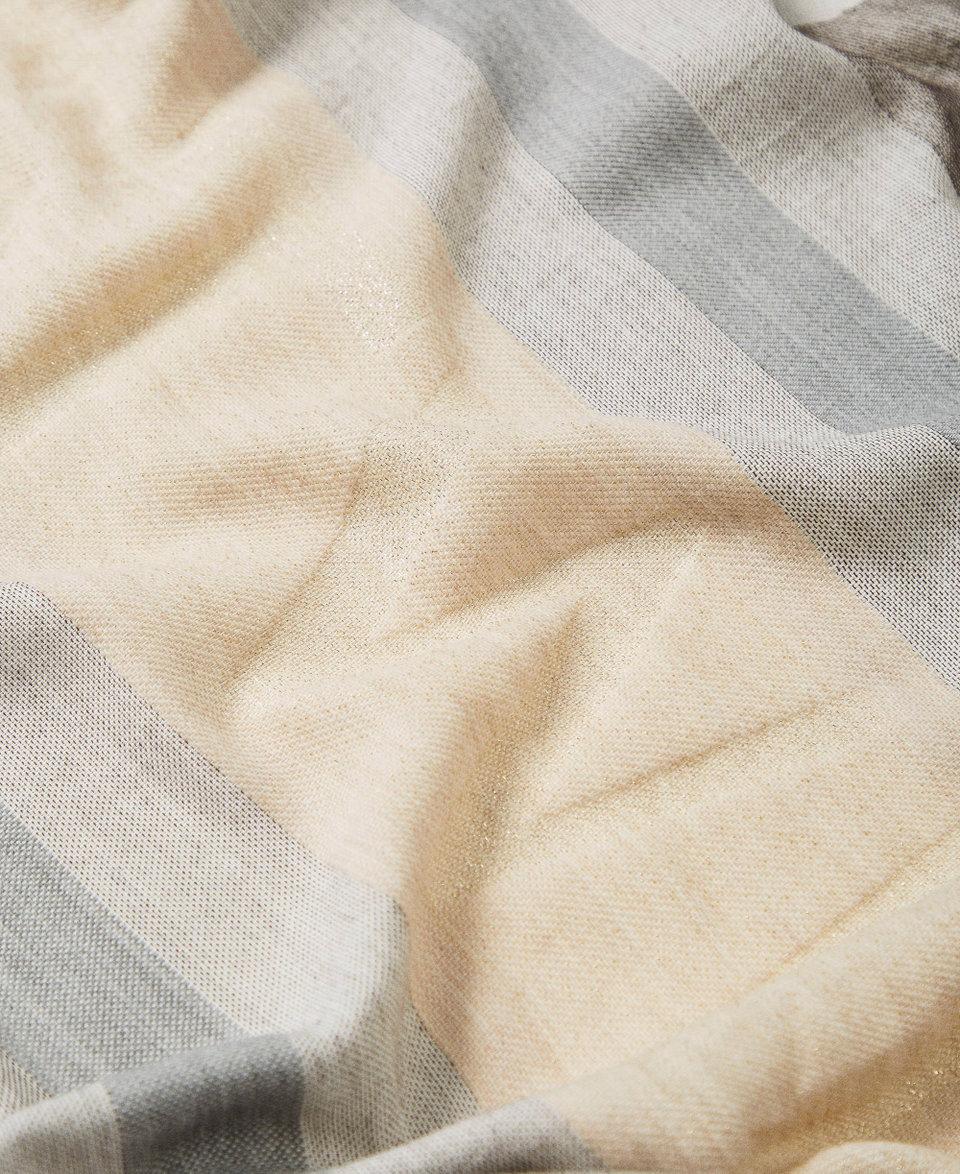 Twin Set Stola Jacquard Con Oval T