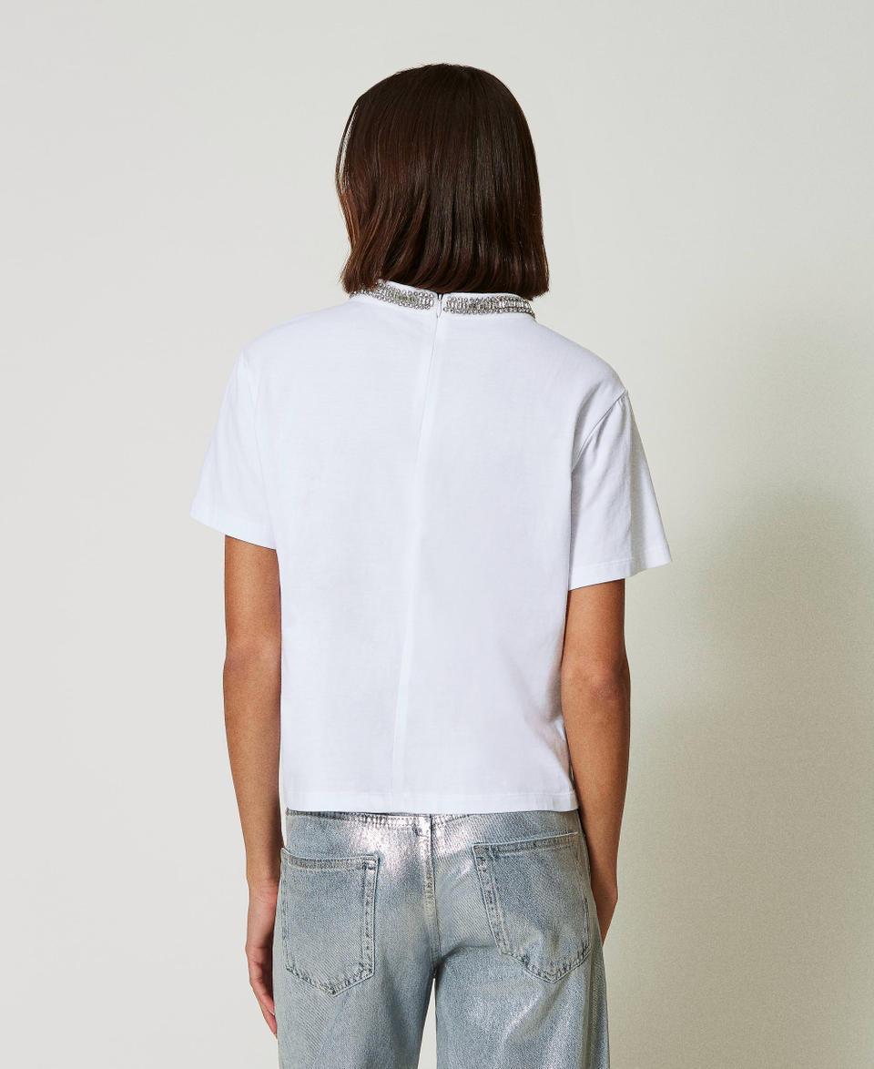 Twin Set T-shirt Con Ricamo A Mano