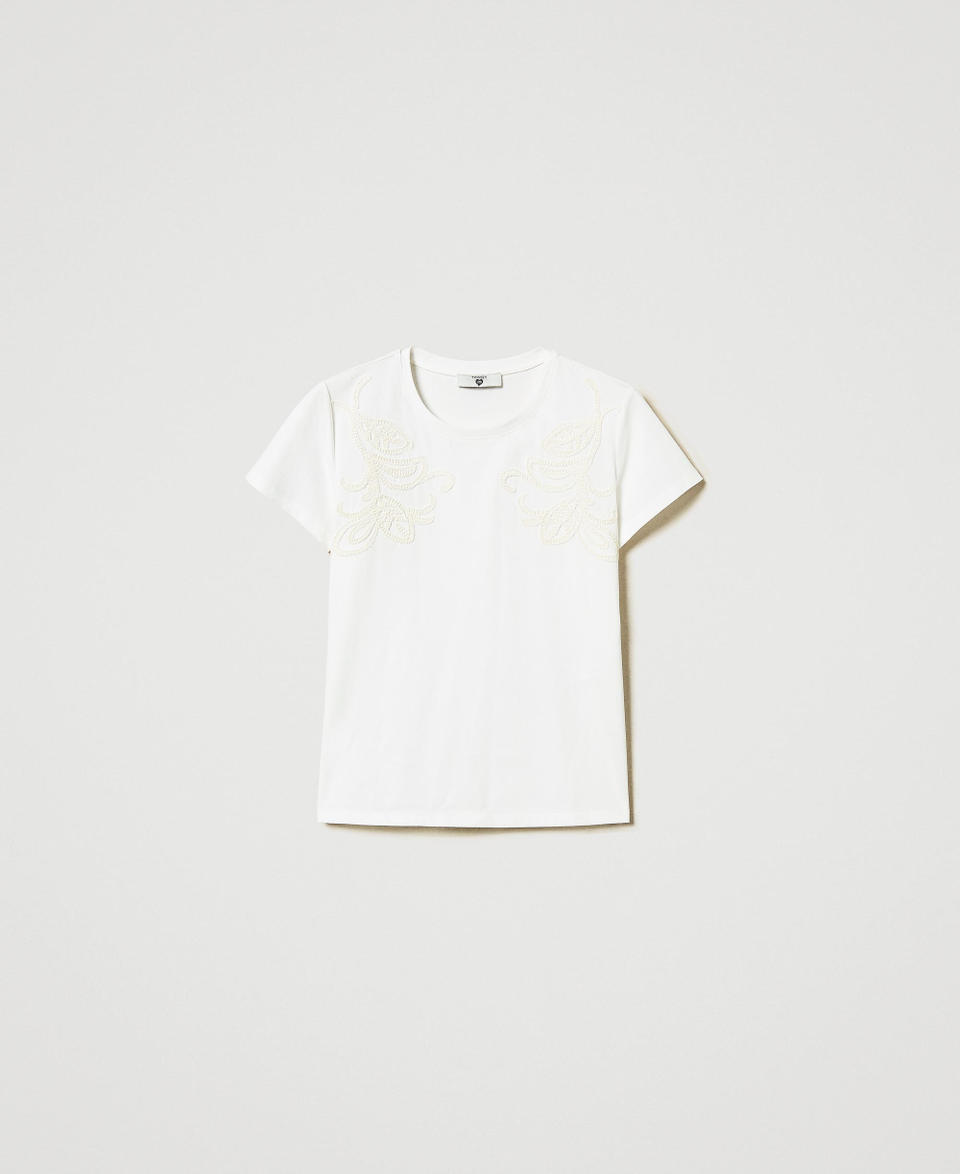 Twin Set T-shirt Con Ricamo Cornely