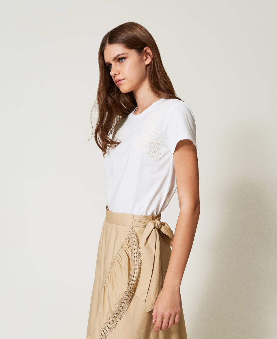 Twin Set T-shirt Con Ricamo Cornely