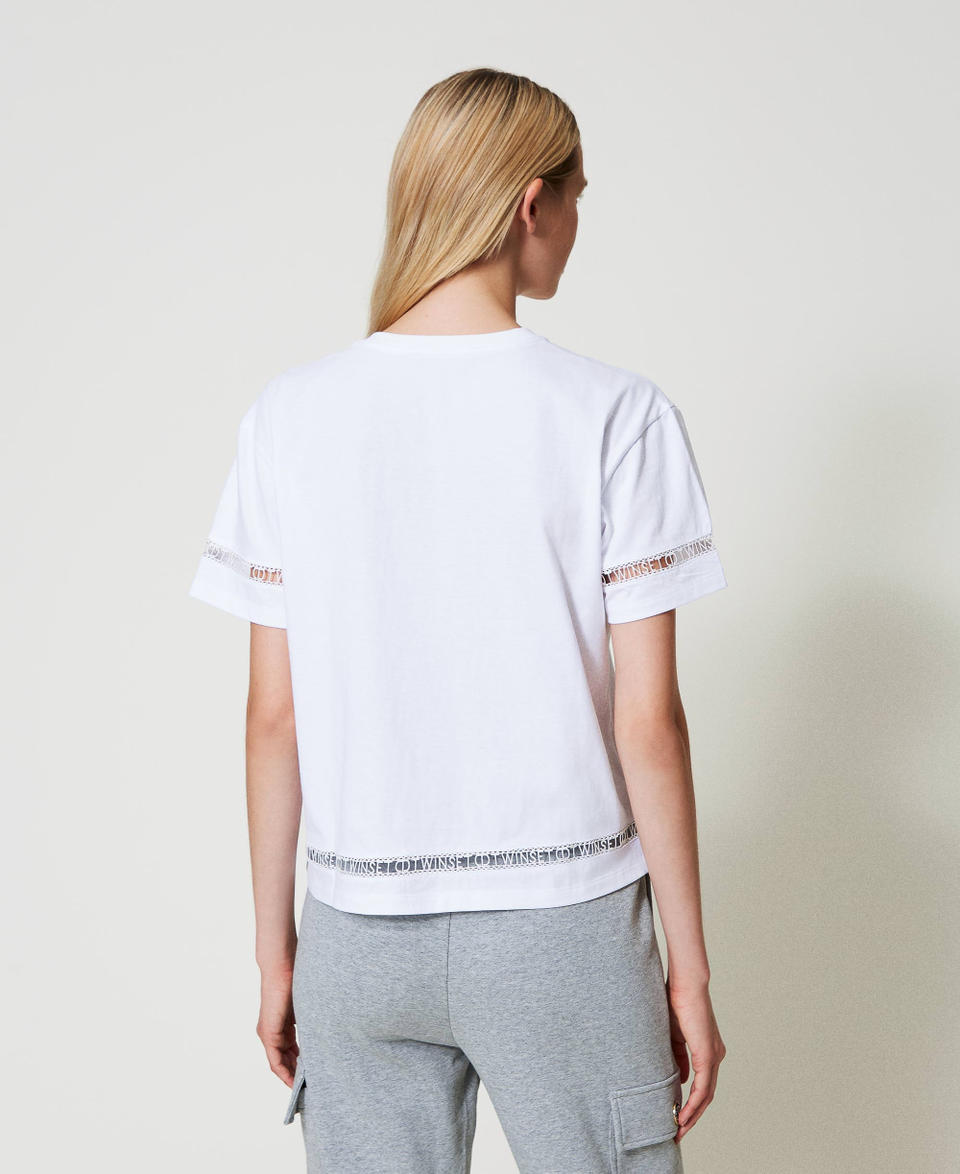 Twin Set T-shirt Regular Con Logo Ricamato