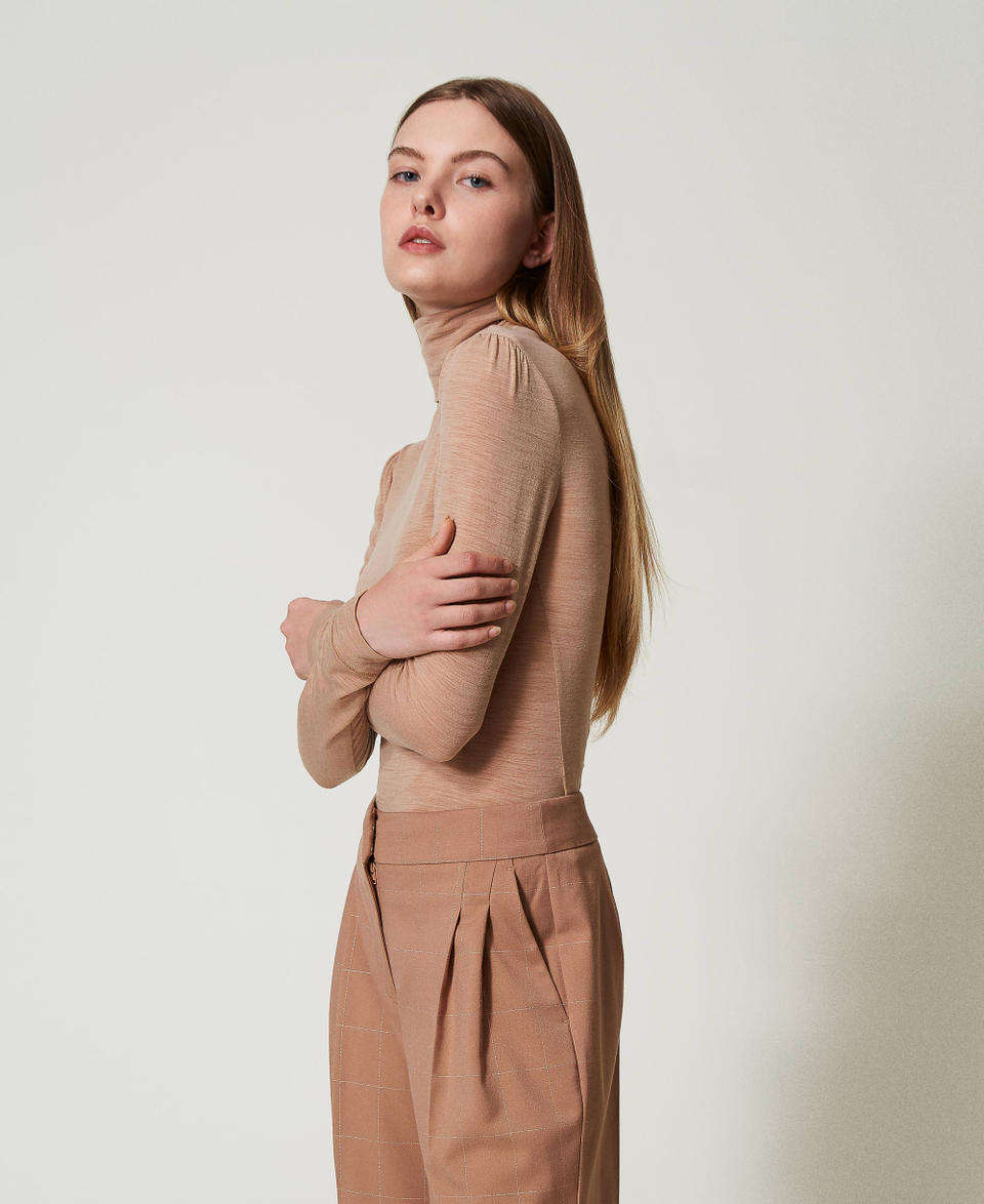 Twin Set T-shirt Slim Fit A Lupetto