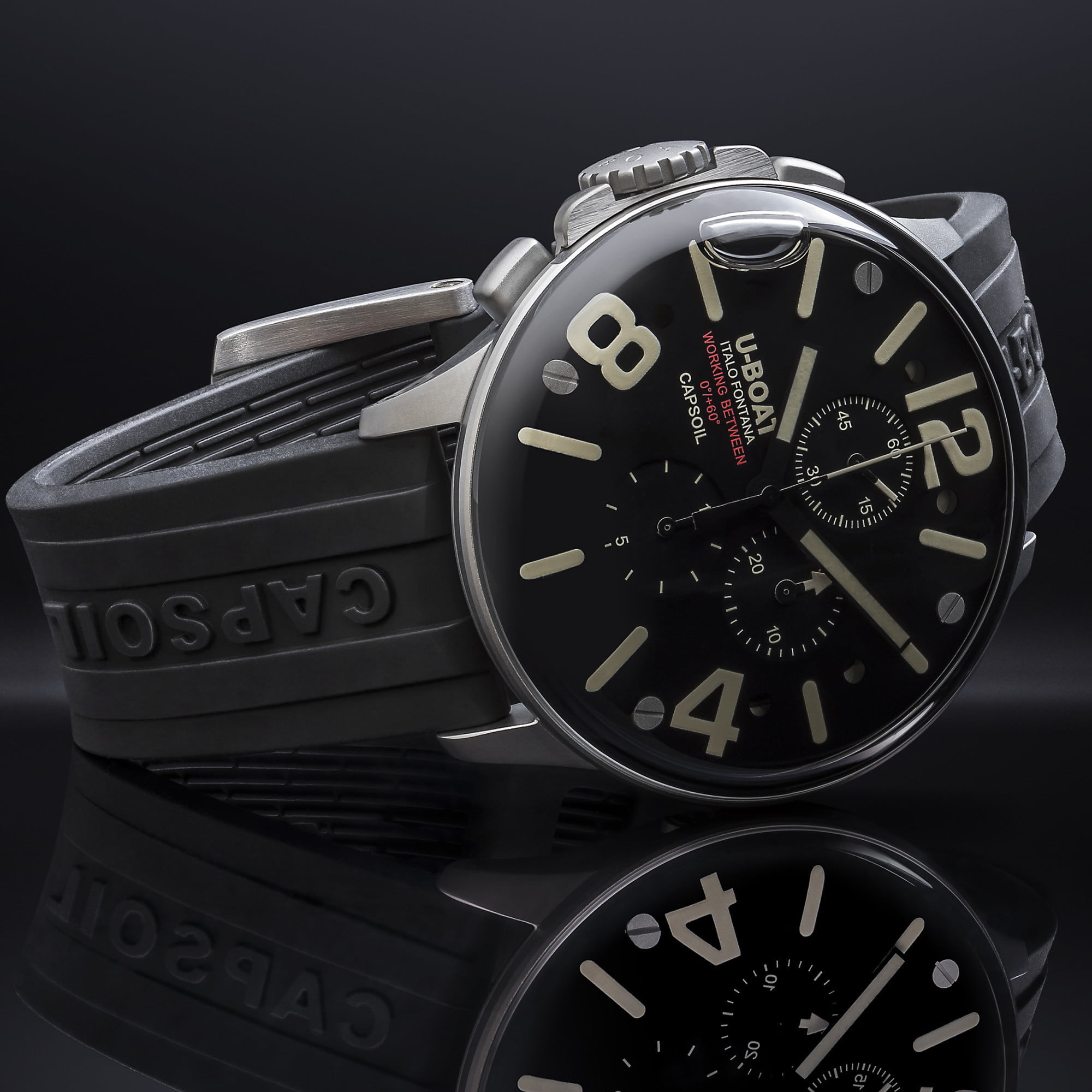 U Boat CAPSOIL CHRONO 45MM SS