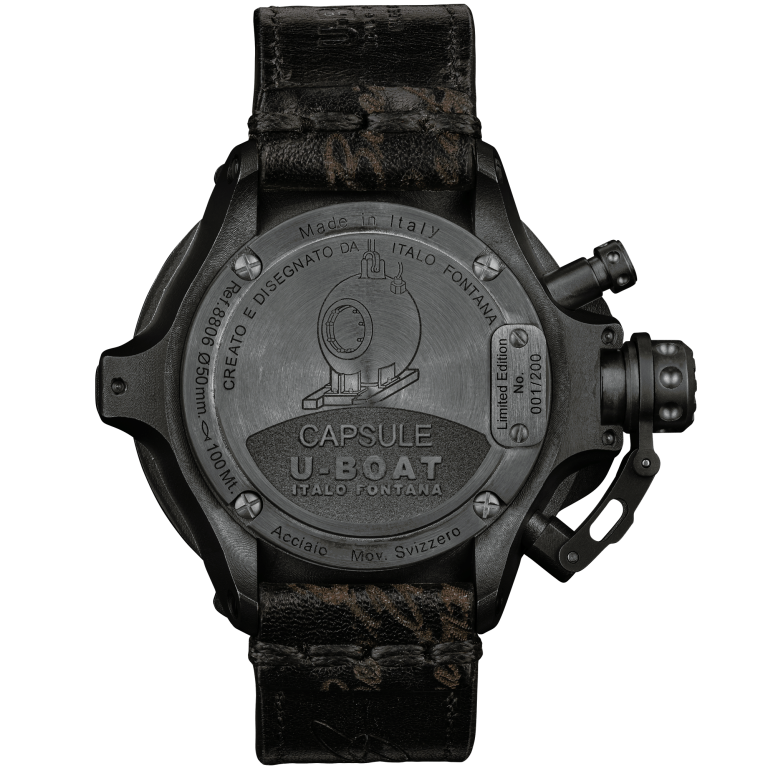 U Boat CAPSULE 50MM PVD BK BL