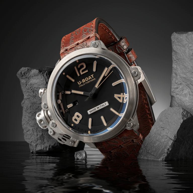 U Boat CAPSULE 50MM SS BK BE