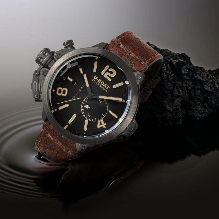 U Boat CAPSULE 50MM TITANIUM BK BE