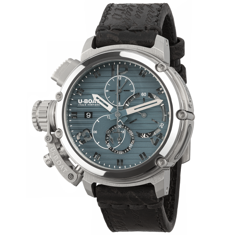 U Boat CHIMERA 46MM CHRONO SS BLU