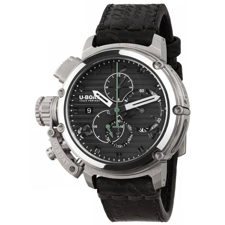 U Boat CHIMERA 46MM CHRONO SS NERO