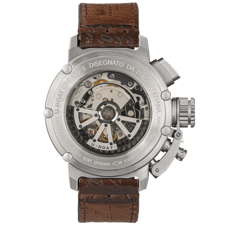 U Boat CHIMERA 46MM CHRONO SS VERDE