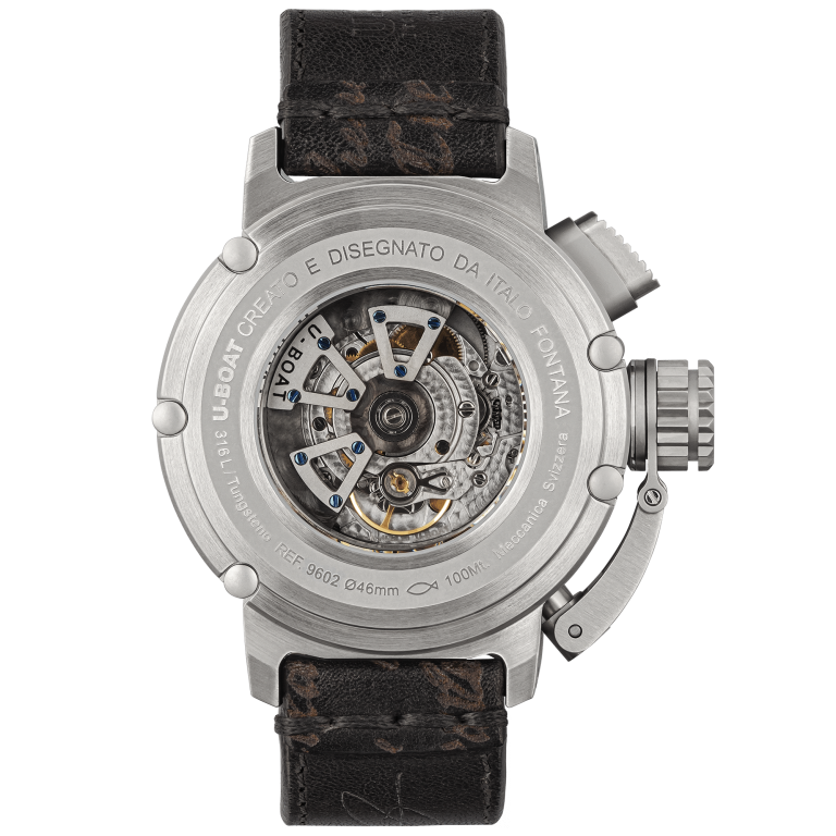 U Boat CHIMERA 46MM SS BLU
