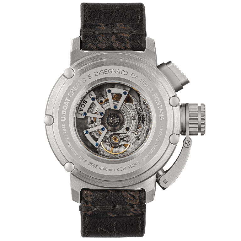 U Boat CHIMERA 46MM SS NERO