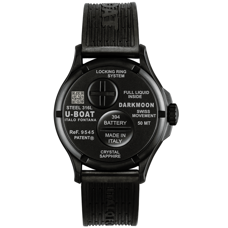 U Boat DARKMOON 40 MM BK BLACK CURVED PVD
