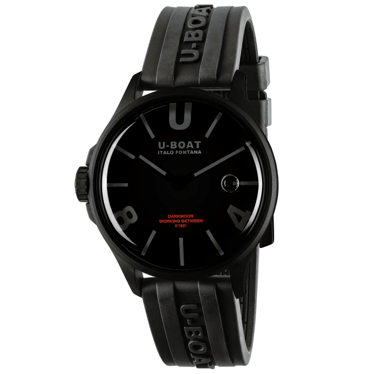 U Boat DARKMOON 40 MM BK BLACK CURVED PVD