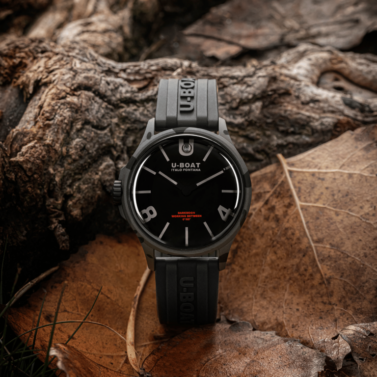 U Boat DARKMOON 40 MM BK GREY CURVED CAMOUFLAGE