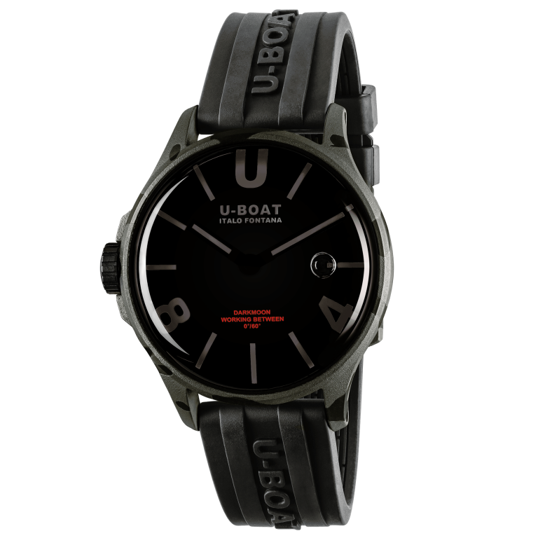 U Boat DARKMOON 40 MM BK GREY CURVED CAMOUFLAGE