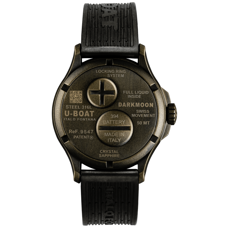 U Boat DARKMOON 40 MM BR BLACK VINTAGE