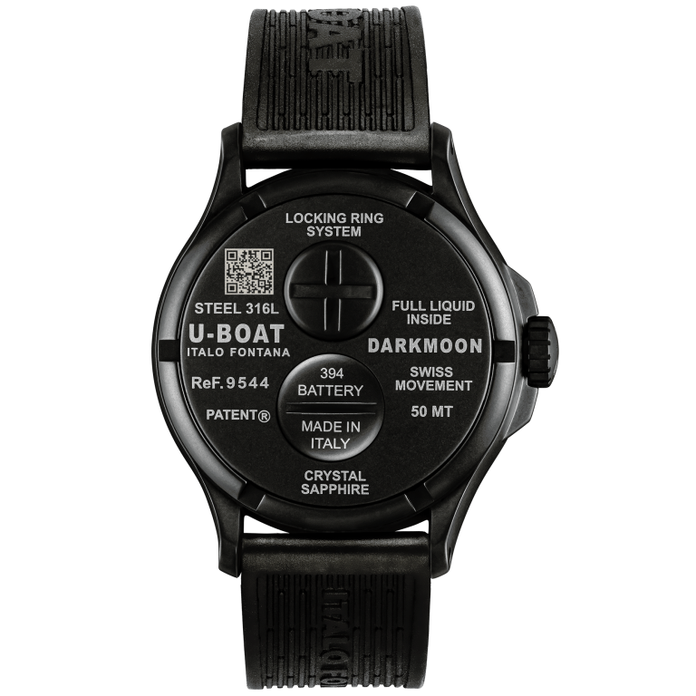 U Boat DARKMOON 44 MM BK BLACK CURVED PVD