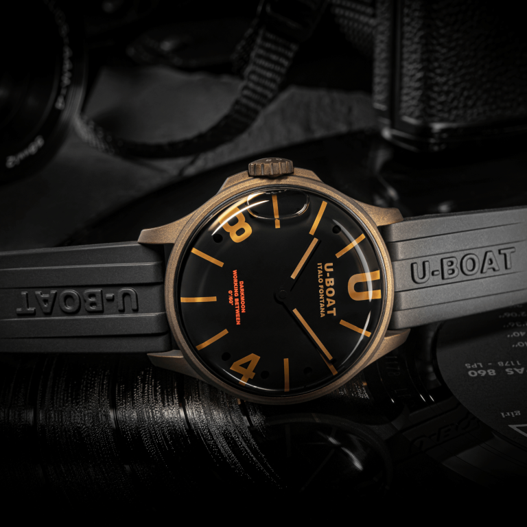 U Boat DARKMOON 44 MM BK BROWN VINTAGE