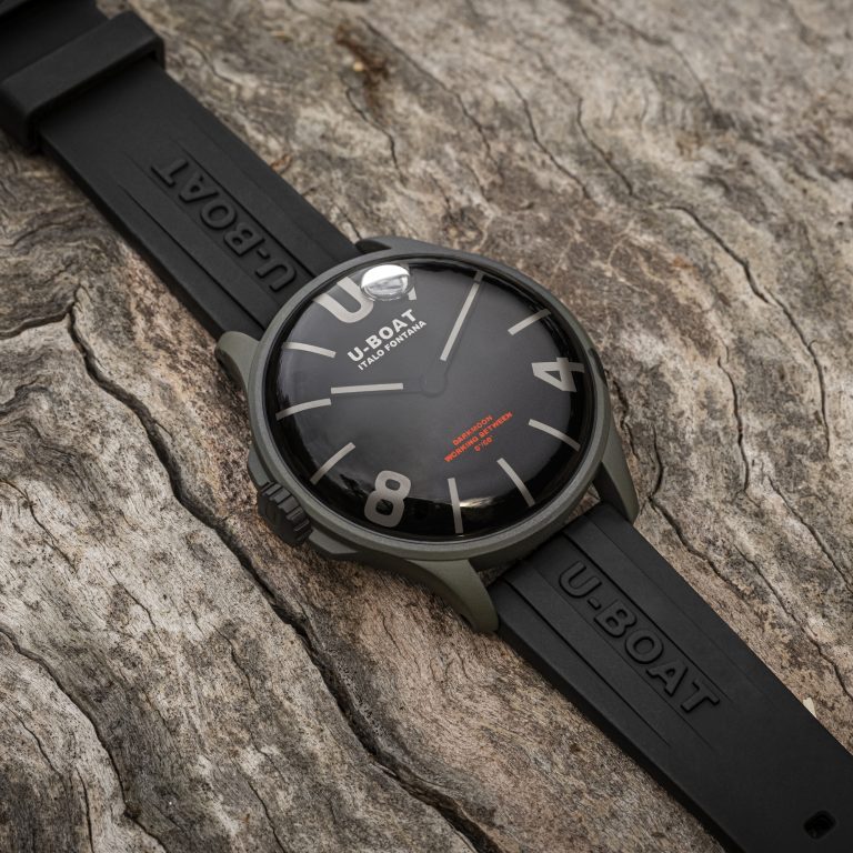 U Boat DARKMOON 44 MM BK GREY CURVED CAMOUFLAGE