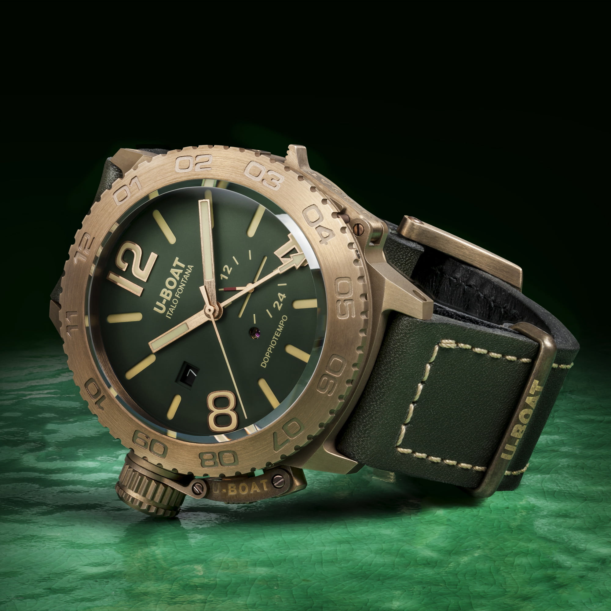 U Boat DOPPIOTEMPO 46MM BRONZO GR