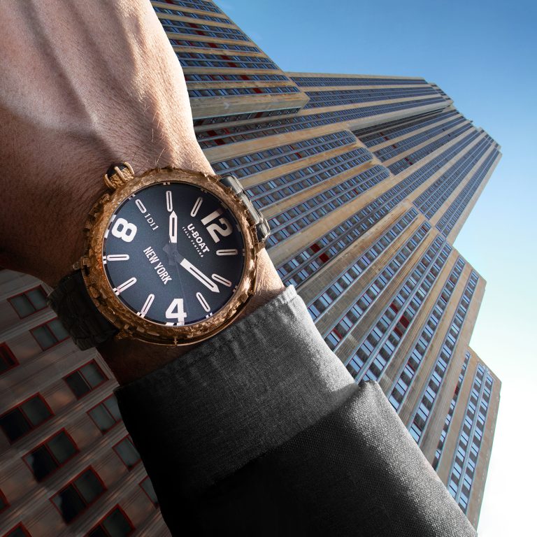 U Boat NEW YORK 45MM BRONZE DIAMOND