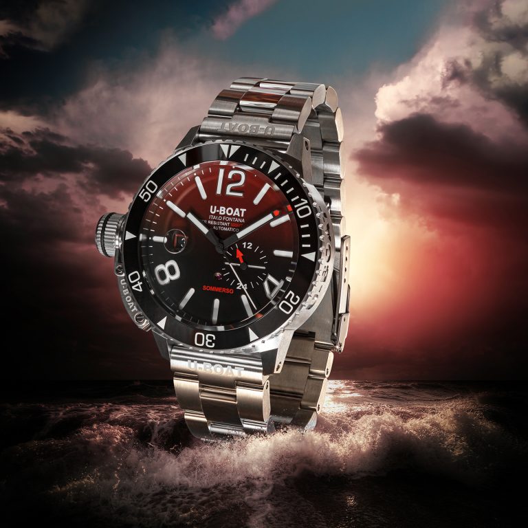 U Boat SOMMERSO CERAMIC BORDEAUX/MT