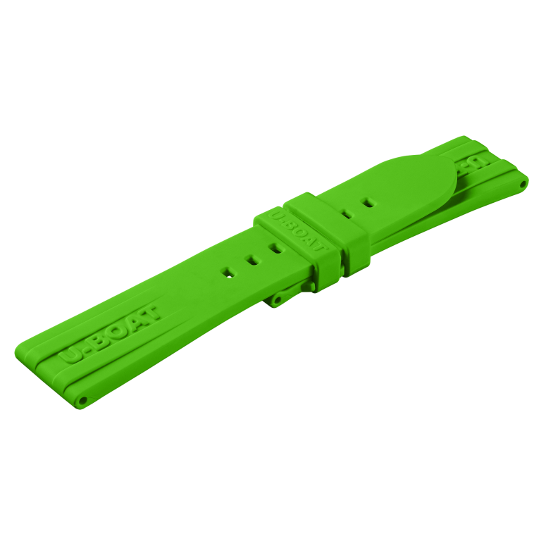 U Boat U-BOAT STRAP SILICONE VERDE 22/20
