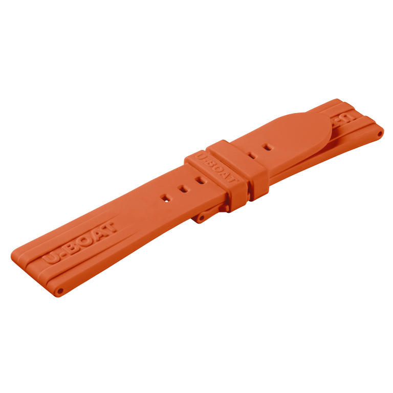 U Boat U-STRAP SILICONE ARANCIO 22/20