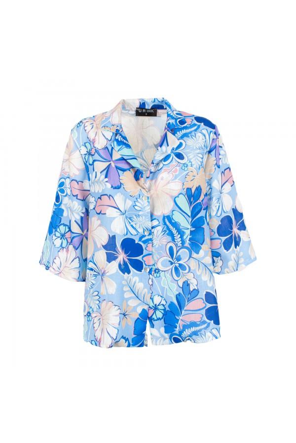 U R Ink AVEIRO 254S412 CAMICIE E BLUSE FIORE PASTELLO