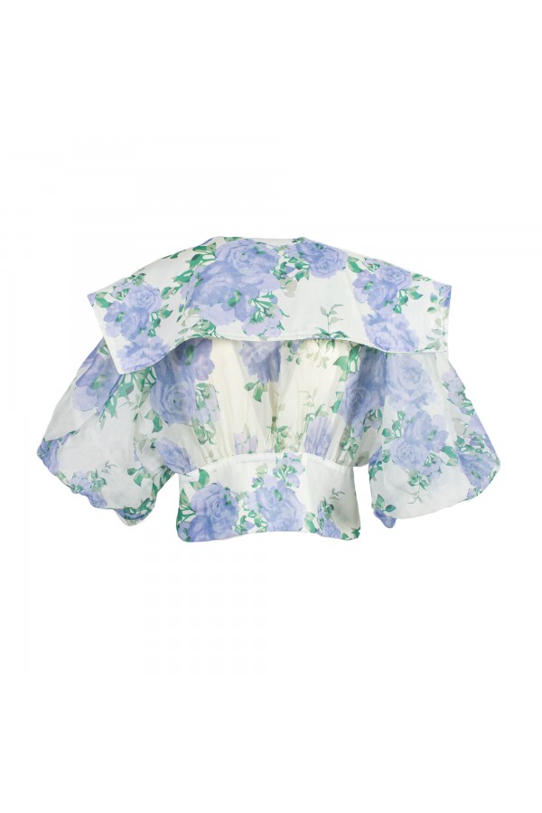 U R Ink MARTINEZ 234S4V9 CAMICIE E BLUSE BIANCO-CELESTE