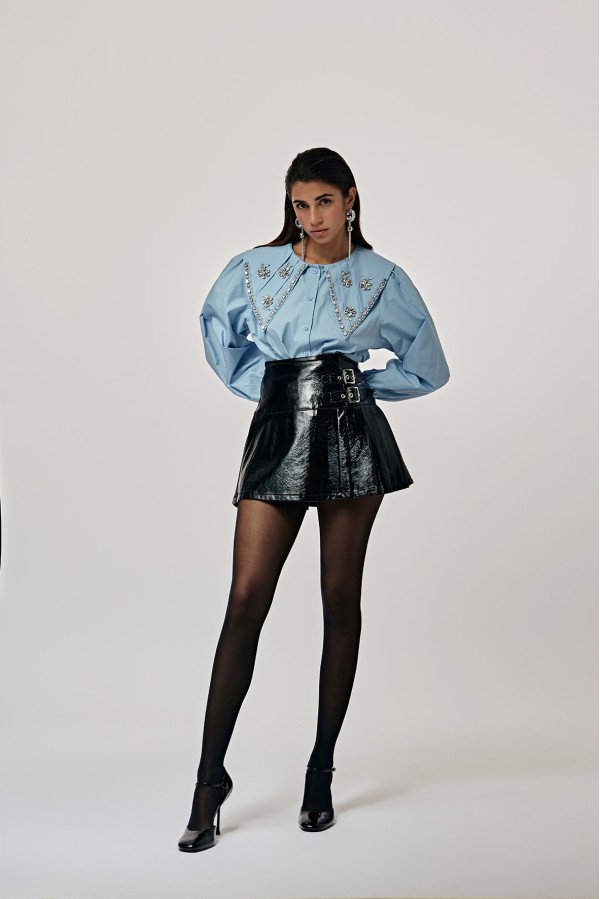 U R Ink ALMERÍA 254W4G0 CAMICIE e BLUSE CELESTE