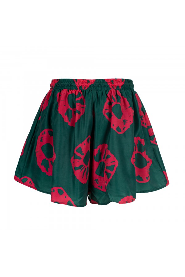 U R Ink ARANJUEZ 094S411 SHORTS VERDE/MAGENTA