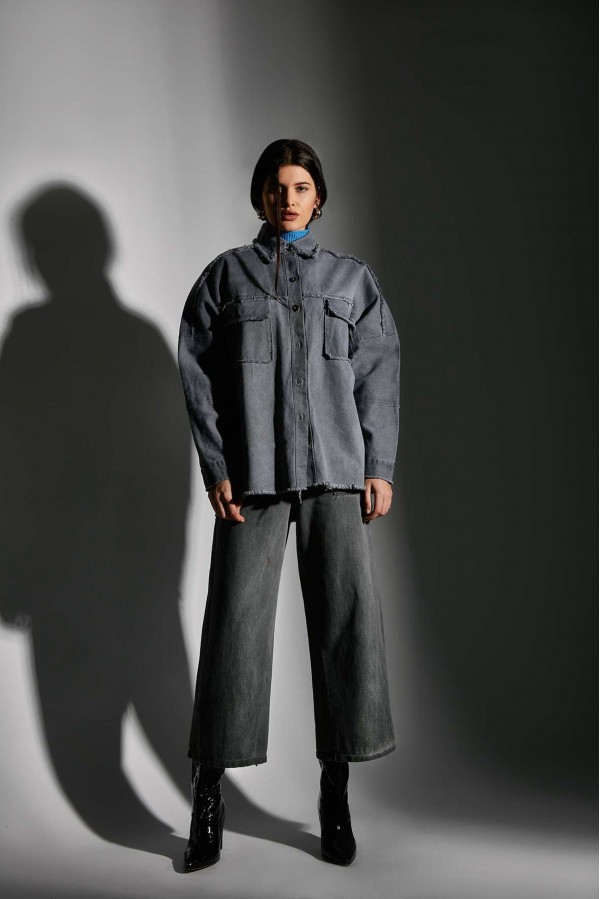 U R Ink ASIA044W1B2 CAMICIE E BLUSE GREY