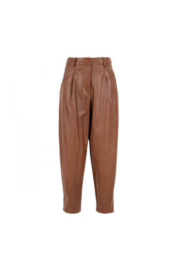 U R Ink ASTREE244W2I6 PANTALONI TABACCO