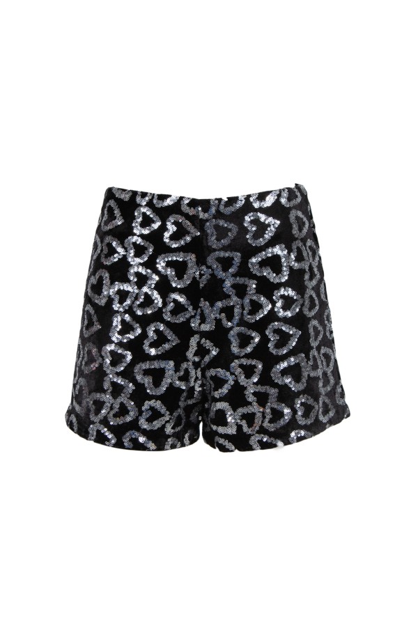U R Ink BETLEM 094W432 SHORTS NERO-ARGENTO
