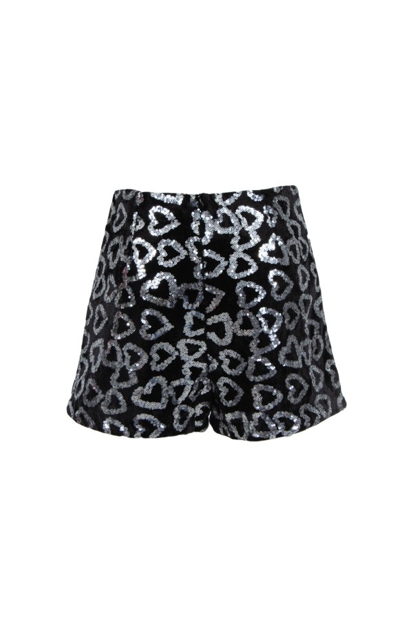 U R Ink BETLEM 094W432 SHORTS NERO-ARGENTO