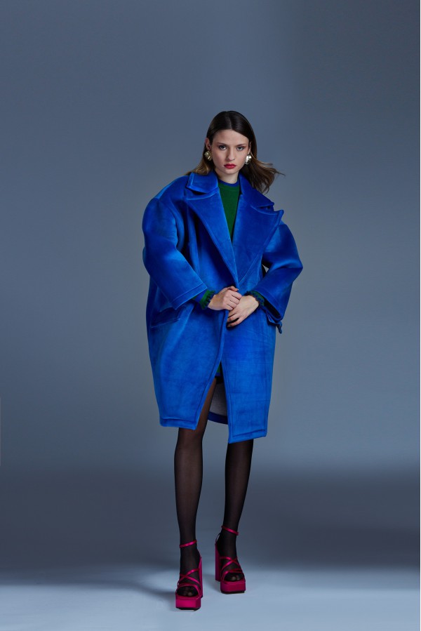 U R Ink BOGOTÁ727W2M0 CAPPOTTI BLU