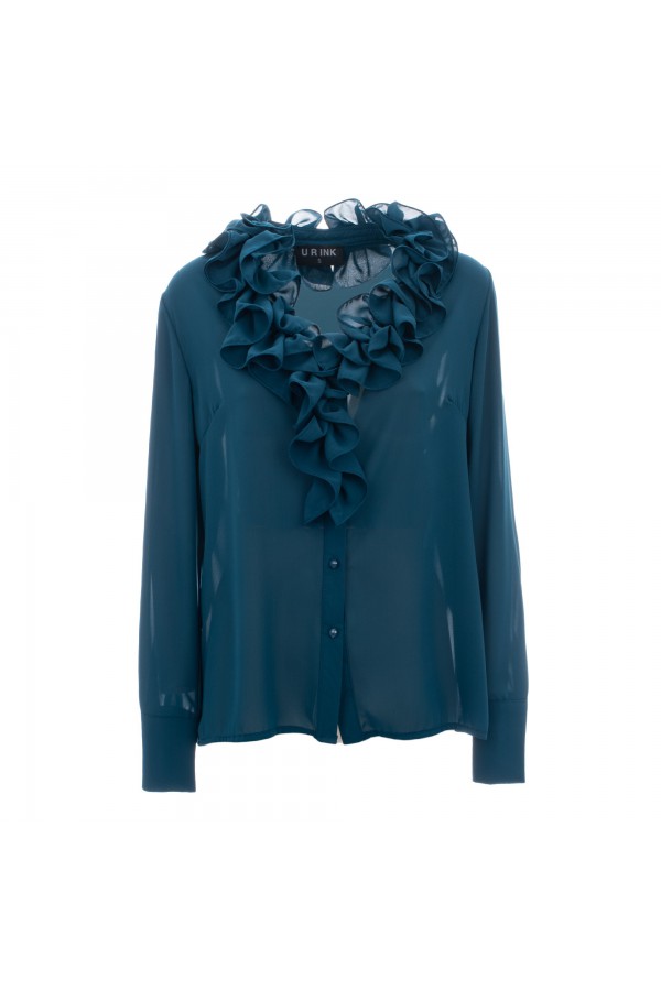 U R Ink BRAGA254W2M0 CAMICIE E BLUSE BLU