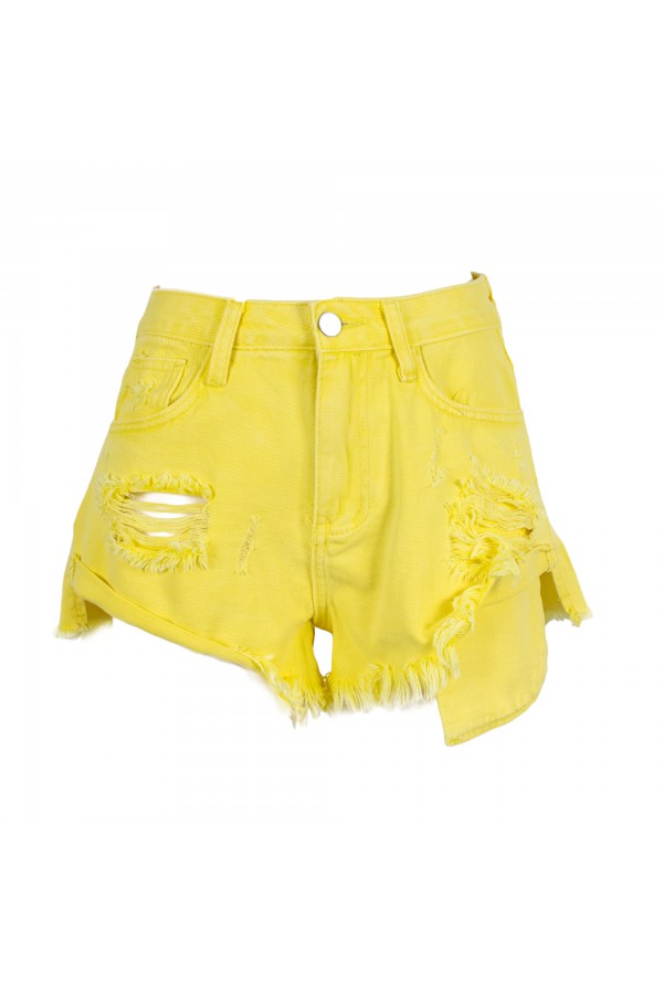 U R Ink CORO 094S414 SHORTS DENIM GIALLO
