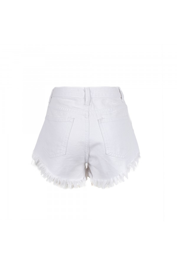 U R Ink CRUCE 094S4N8 SHORTS DENIM BIANCO