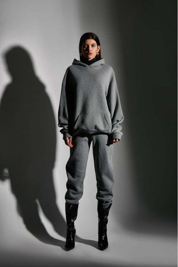 U R Ink DELFINA054W1B2 PANTALONI GREY