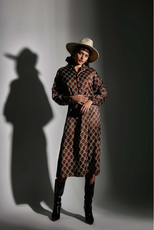 U R Ink DELIZIA144W1A3 ABITI BROWN