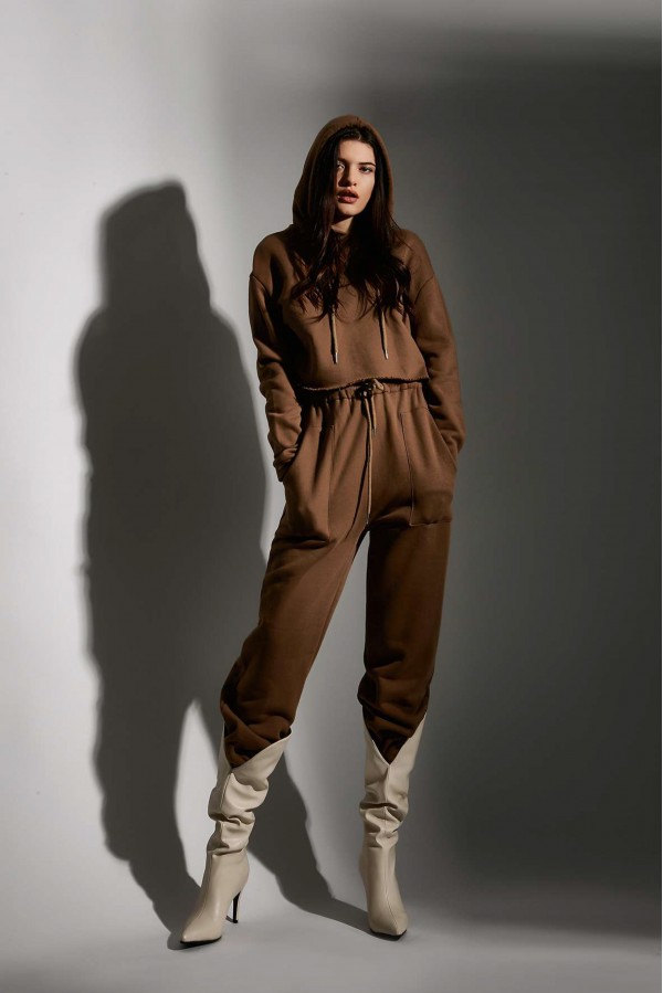 U R Ink DIANA054W1H4 PANTALONI CARAMEL