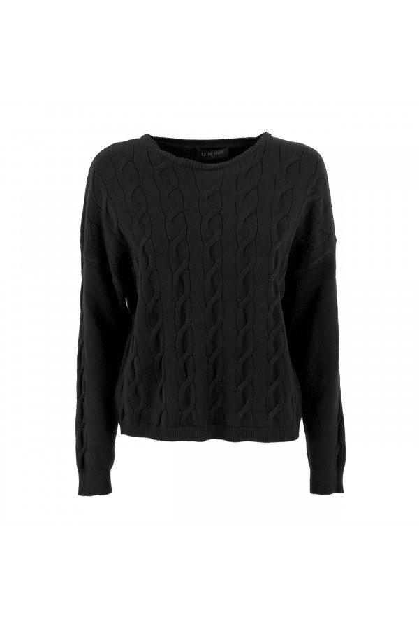 U R Ink ELLA204W1A4 MAGLIERIA BLACK