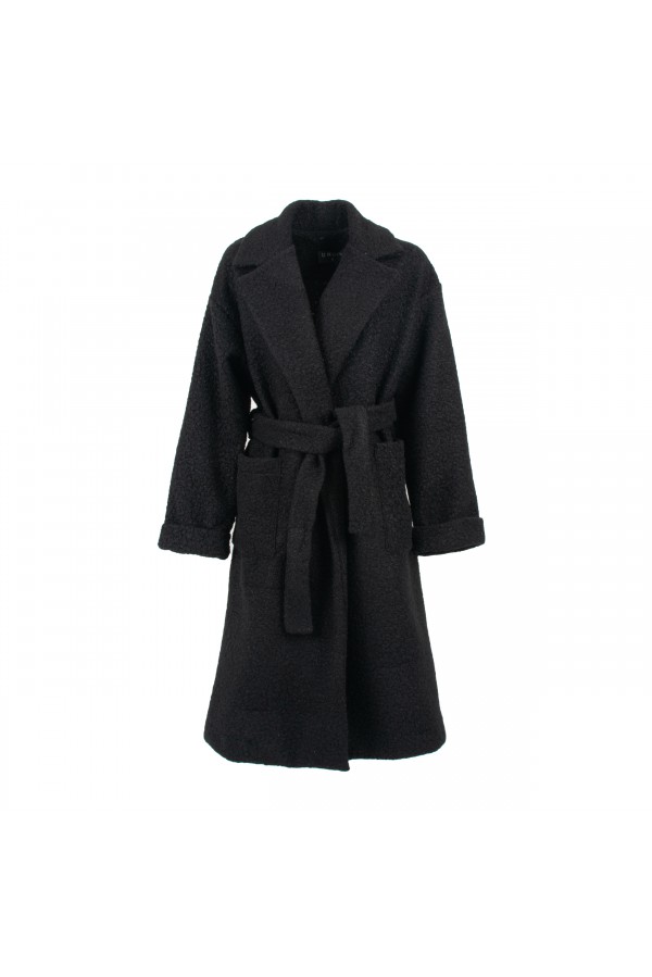 U R Ink EMANUELA084W1A4 CAPPOTTI BLACK