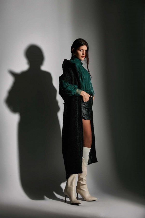 U R Ink ERICA094W1A4 SHORTS BLACK