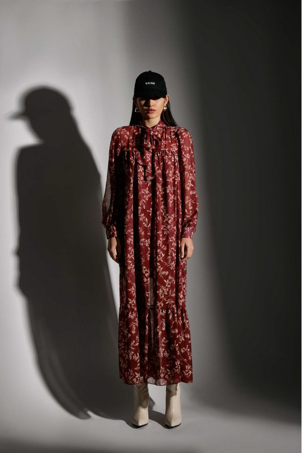 U R Ink FIORELLA144W1A7 ABITI BORDEAUX