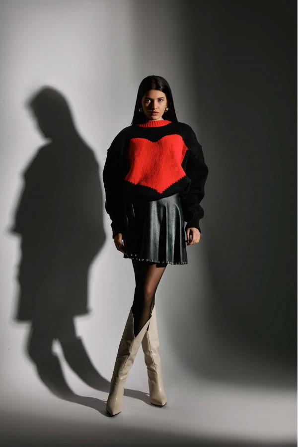 U R Ink FLAMINIA024W1A4 GONNE BLACK