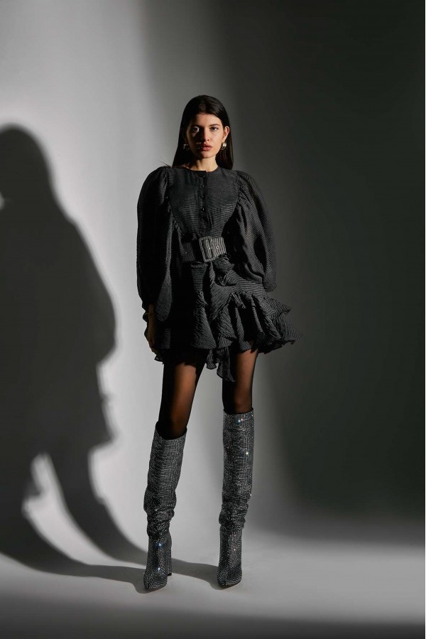 U R Ink FRANCESCA144W1A4 ABITI BLACK