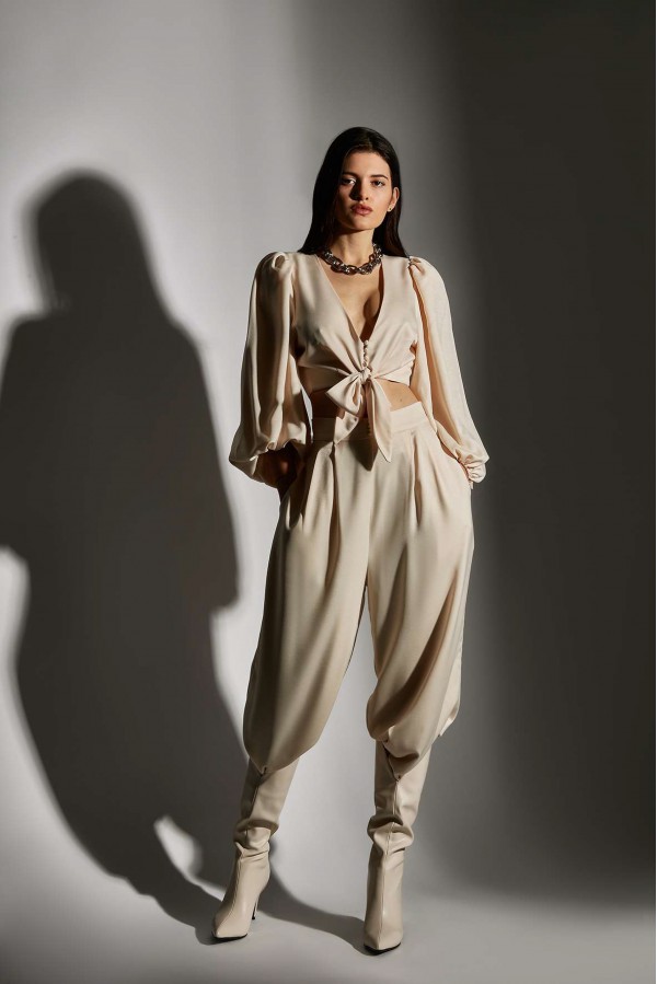 U R Ink GISELE054W1I1 PANTALONI BUTTER